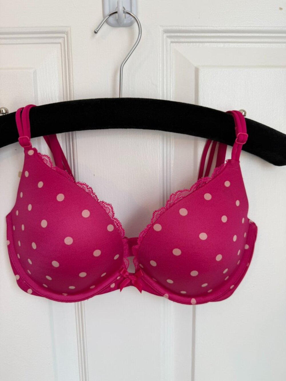 Victoria's Secret 32D Very Sexy Infinity Edge Smooth Pink Push Up Bra